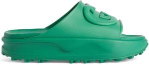 Gucci Interlocking-G slippers Green