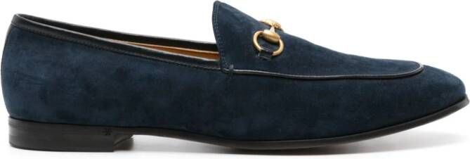 Gucci Jordaan suede loafers Blue