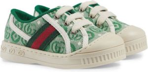 Gucci Kids 1977 GG-pattern sneakers Green