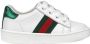 Gucci Kids Ace leather sneakers White - Thumbnail 1