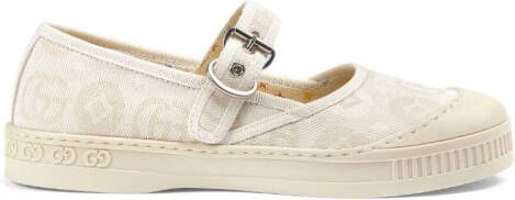 Gucci Kids Double G ballerina shoes White