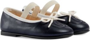 Gucci Kids Double G ballet flats Blue