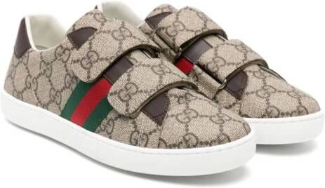 Gucci Kids GG Supreme canvas sneakers Neutrals
