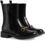 Gucci Kids Horsebit-detail ankle boots Black - Thumbnail 1