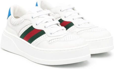 Gucci Kids House Web chunky sneakers White
