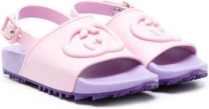 Gucci Kids Interlocking G slingback sandals Pink