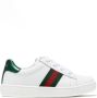 Gucci Kids New Ace lace-up sneakers White - Thumbnail 1