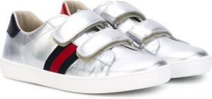 Gucci Kids sneakers with Web detail Grey