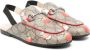 Gucci Kids x Peter Rabbit Princetown canvas slippers Brown - Thumbnail 1