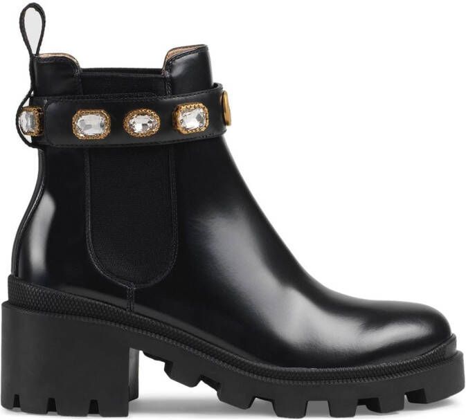 Gucci Double G 60mm ankle boots Black