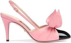 Gucci mid-heel slingback pumps Pink