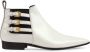 Gucci pointed side buckle ankle boots White - Thumbnail 1