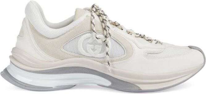Gucci Run panelled sneakers White