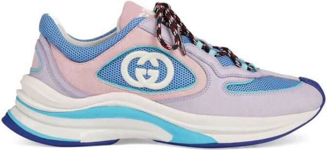 Gucci Run lace-up sneakers Purple