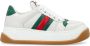 Gucci Screener lace-up leather sneakers White - Thumbnail 1