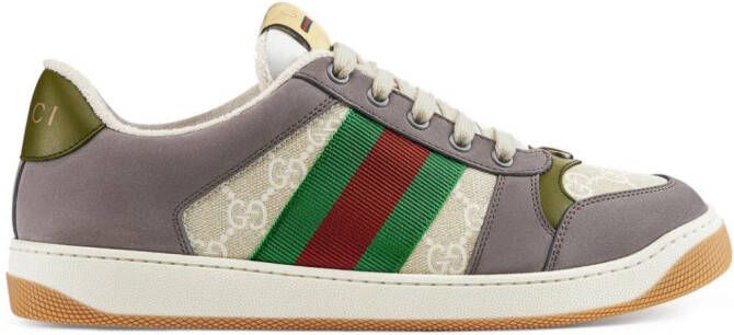 Gucci Screener lace-up sneakers Grey