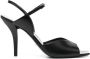 Gucci Square G 105mm slingback sandals Black - Thumbnail 1