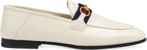 Gucci Web detail loafers White
