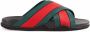 Gucci Web slide sandals Red - Thumbnail 1
