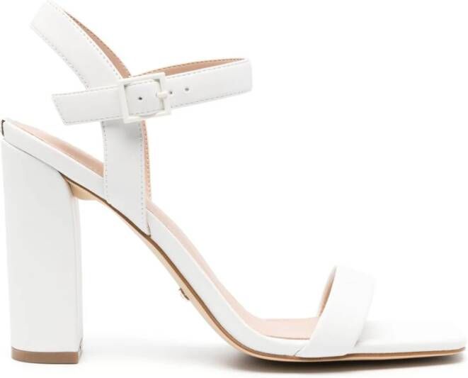 GUESS USA Alibi 105mm faux-leather sandals White