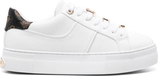 GUESS USA Giella logo-charms sneakers White