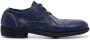 Guidi 30mm lace-up leather derby shoes Blue - Thumbnail 1
