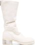 Guidi 40mm zip-fastening leather boots White - Thumbnail 1