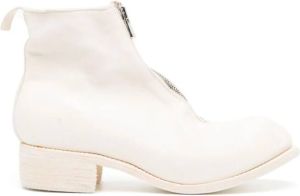 Guidi 45mm leather ankle boots White