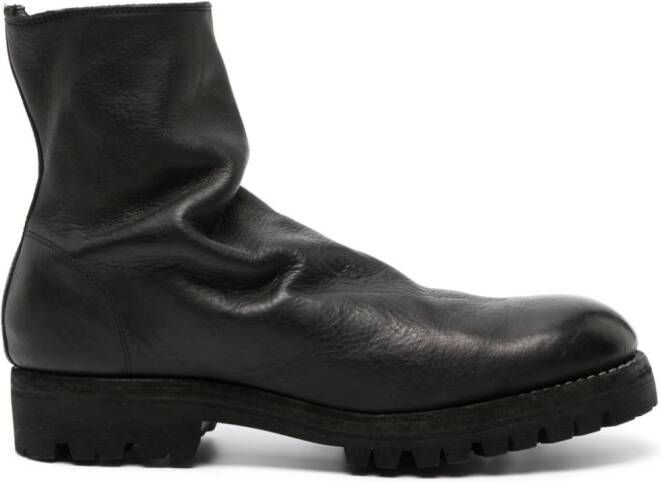 Guidi 796LV leather ankle boots Black