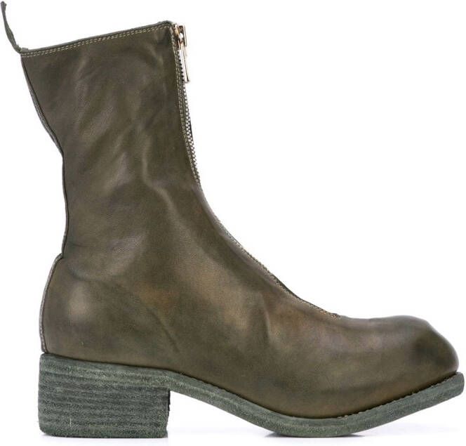 Guidi ankle length boots Green