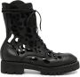 Guidi cut-out lace-up boots Black - Thumbnail 1