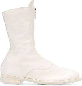 Guidi flat boots White