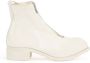 Guidi front-zip ankle boots White - Thumbnail 1