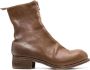 Guidi front-zip round-toe boots Brown - Thumbnail 1
