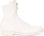 Guidi front-zipped fitted boots White - Thumbnail 1