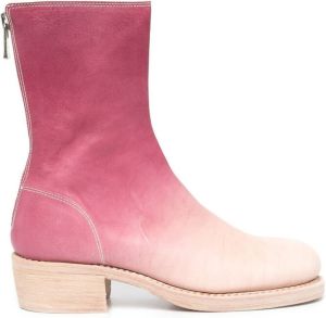 Guidi gradient ankle boots Pink