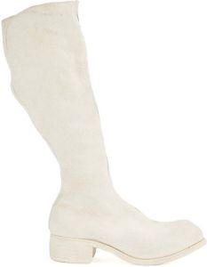 Guidi knee-high leather boots White