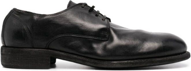 Guidi lace-up derby shoes Black