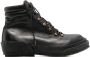 Guidi lace-up leather ankle boots Black - Thumbnail 1