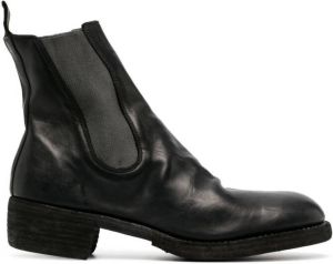 Guidi leather Chelsea boots Black