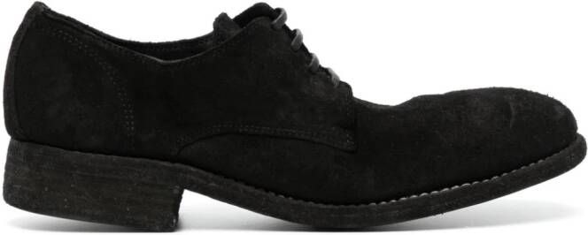Guidi leather Derby shoes Black