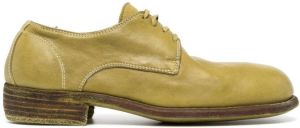 Guidi leather derby shoes Green