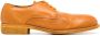 Guidi leather Derby shoes Orange - Thumbnail 1