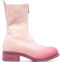 Guidi leather zip-up boots Pink - Thumbnail 1