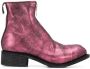 Guidi metallic ankle boots Purple - Thumbnail 1