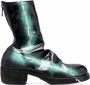 Guidi paint-splatter ankle boots Black - Thumbnail 1