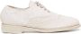 Guidi panelled leather derby shoes White - Thumbnail 1