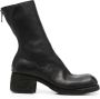 Guidi rear-zip horse leather boots Black - Thumbnail 1