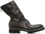 Guidi round-toe leather boots Green - Thumbnail 1