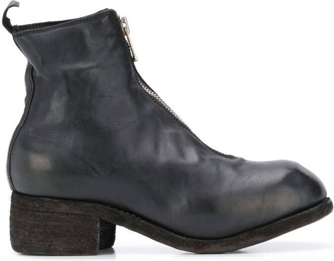 Guidi vintage look ankle boots Black
